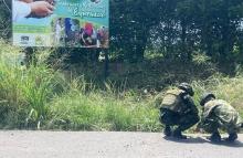 Ejército evita acción terrorista con la destrucción controlada de artefactos explosivos hallados en zona rural de Jamundí