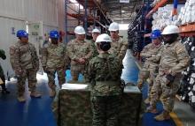 Logistycs Advisor Team del Ejército de los EEUU visitó las unidades de la Brigada Logística N.° 1