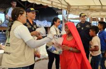 Llegamos en vehículos 4x4 hasta la alta Guajira para beneficiar a las comunidades Wayúu