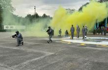 Se conmemoran 97 años de historia de la especialidad de Seguridad y Defensa de Bases