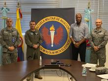 Reunión estratégica para fortalecer la seguridad en Palmira fue desarrollada en la Base Aérea de Cali