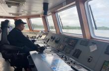 La última travesía de Palencia, el piloto del buque ARC “Golfo de Morrosquillo”