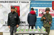 Ejércitó incauto Ketamina en carreteras del sur del Huila