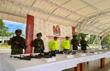 Ejército Nacional ubica arsenal de armamento y artefactos explosivos del GAO Clan del Golfo