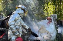 Futuros investigadores de Accidentes Aéreos desarrollan sus prácticas en el CACOM 5