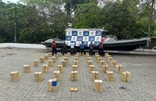 Capturados tres colombianos con más de 800 kilogramos de clorhidrato de cocaína