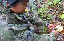 Ejército Nacional neutraliza 25 artefactos explosivos en corredores de movilidad de la subestructura 28, en Sácama, Casanare