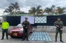 Ejército Nacional incauta 80 paquetes de marihuana en el sur del Tolima