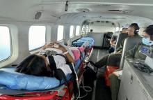 Salvando vidas: Aeronave realiza un traslado aeromédico en el sur del país