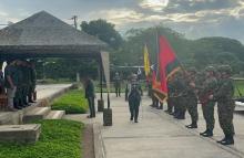 Transmisión de mando en el Batallón Especial Energético y Vial No.16 Lanceros del Pantano de Vargas