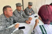 Más de 400 habitantes de Funza se beneficiaron con servicios gratuitos de salud con la Fuerza Aérea