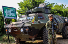 Ejército despliega vehículos blindados LAV-III como refuerzo de la seguridad en Valle del Cauca