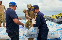 Llegaron ayudas humanitarias a Puerto Estrella, en la Alta Guajira