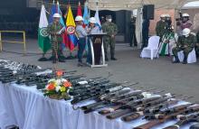 Fuerzas Militares y Acerías PazdelRío convertirán más de 23 mil armas incautadas en materia prima para proyectos sociales