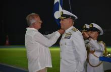 Al máximo grado de la oficialidad naval, asciende el comandante de la armada de colombia