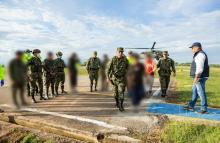 Así fue afectada la Estructura 'Hernando González Acosta' en el occidente del Huila