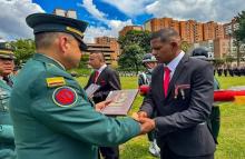 Soldados profesionales que cumplieron su tiempo de servicio se despiden del Ejército Nacional