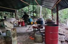 Ubicado depósito ilegal con sustancias químicas para el narcotráfico