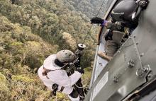 Víctimas mortales del accidente en Antioquia fueron extraídos por la Fuerza Aeroespacial