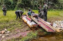 Contundente golpe de las tropas del Ejército a la extracción ilícita de yacimientos mineros en el departamento de Antioquia