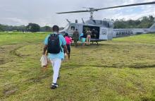 En Chocó, dos niños indígenas fueron evacuados por complicaciones médicas 