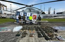 En combate: incautado material de guerra de las disidencias de las Farc