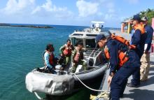 Armada de Colombia apoyó el rescate de dos personas que permanecieron 47 días a la deriva 