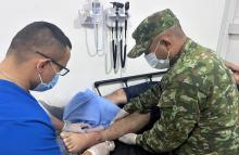 Ejército Nacional brinda atención humanitaria a integrante del GAO residual, Estructura 33 