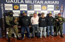 Ejército capturó a dos presuntos extorsionistas en Mesetas, Meta