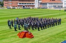 Con una imponente ceremonia, la Escuela Militar de Cadetes dio la bienvenida a 135 jóvenes que iniciaron su carrera militar