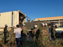 Ejército Nacional apoya traslado de un hospital de campaña que beneficiará a comunidades de la Alta Guajira