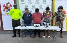 Ejército Nacional capturó a tres presuntos integrantes del Clan del Golfo en Maicao, La Guajira