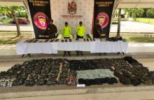 En combate contra el Clan del Golfo, el Ejército Nacional neutralizó ataque terrorista con la incautación de más de 140 kilogramos de explosivos