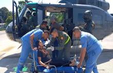 Oportuno traslado aeromédico de madre gestante con complicaciones médicas
