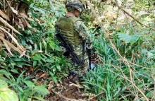 Tropas del Ejército Nacional destruyeron artefactos explosivos que ponían en riesgo a pobladores en zona rural de Argelia, Cauca
