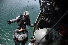 Ejercicio de rescate de la Fuerza Aeroespacial Colombiana