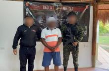 Autoridades capturan a alias 'Leison' o 'Alexis', presunto responsable de acciones terroristas en Antioquia y Córdoba