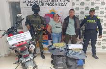 Capturada pareja con 20 kilos de marihuana en el Huila