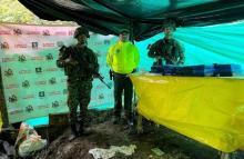 Incautada más de media tonelada de clorhidrato de cocaína avaluada en 3.900 millones de pesos, en Antioquia