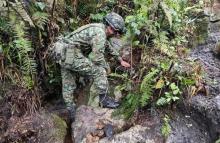 En Nariño, Ejército Nacional recupera escuela que había sido usada como trinchera por las disidencias ‘Franco Benavides’
