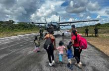 Traslado aéreo de menores en Amazonas para su bienestar y protección
