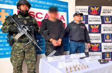 Gaula Militar captura a extorsionista en el suroriente del Huila