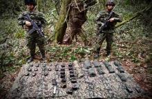 depósito ilegal de explosivo