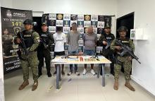 Armada de Colombia y Policía capturaron a 4 integrantes del Clan del Golfo en Bolívar