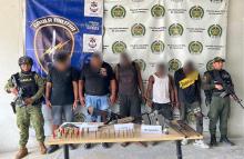 En Buenaventura - Valle del Cauca, capturados en flagrancia cinco presuntos integrantes del GDO ‘Los Shottas’