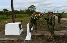 Armada de Colombia conmemora 20 años del hecho violento en La Tagua - Putumayo