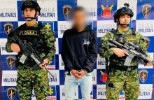 Ejército, Policía y Fiscalía capturan a presunto extorsionista en Funza, Cundinamarca