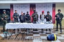 Ejército Nacional captura a dos integrantes del GAO residual 'Joaquín González' con abundante material de guerra