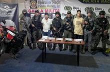 En operación contra la extorsión en el Meta, Gaula Militar logra la captura de dos criminales