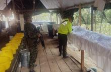 Desmantelado laboratorio para el procesamiento de clorhidrato de cocaína en Sardinata, Norte de Santander